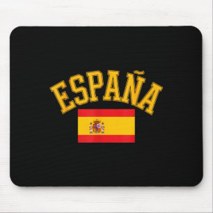 Funny spain flag saying españa country love Funny Mouse Pad