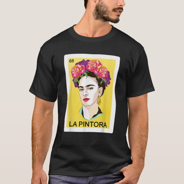 Funny Spanish Mexican Bingo Gift for Women Girl La T-Shirt (Front)