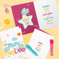 Funny Sparkly Magical Tooth Fairy Thank You