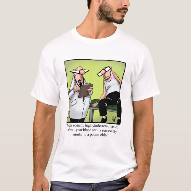 Funny Spectickles Medical Health Cartoon Humour T-Shirt (Front)