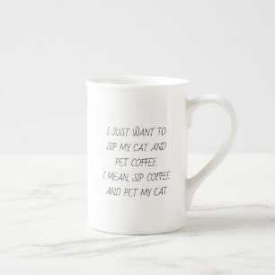 Funny Speech Cat Lover Mug