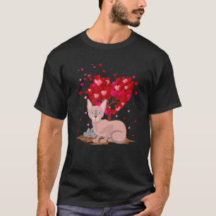 Funny Sphynx Cat Animal Lover Sphynx Cat Valentine T-Shirt