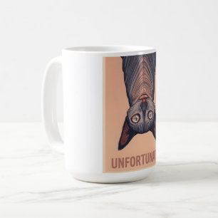 Funny Sphynx Cat Unfortunate Meme Art - Sarcastic  Coffee Mug