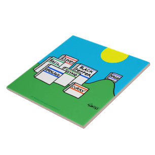 Funny Spices Cartoon Colourful Kitchen Trivet