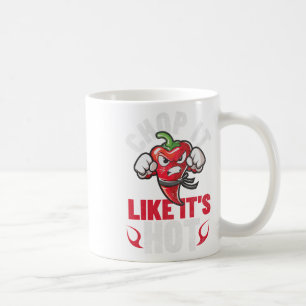 Funny Spicy Chili Karate Design Chile Pepper Humou Coffee Mug
