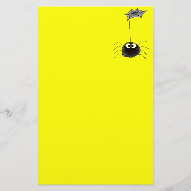Funny spider stationery (Front)