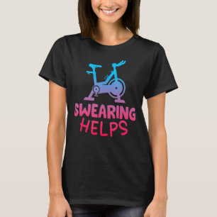 Funny Spin Class Rhythm Cycling Workout Stationary T-Shirt