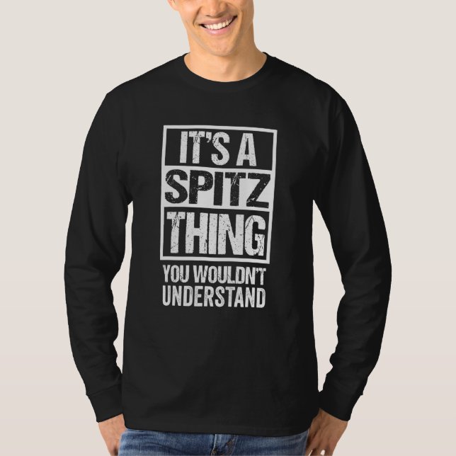 Funny Spitz Parent Quote Dog T-Shirt (Front)