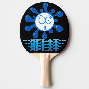 Funny Splatted Ball Ping Pong Paddle