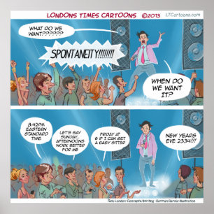 Funny Spontaneity Coach Poster