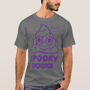 Funny Spooky Dookie Halloween Cute Spooky Season P T-Shirt
