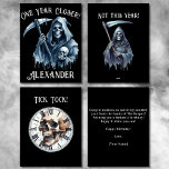 Funny Spooky Grim Reaper for Him Birthday Card<br><div class="desc">Looking for the perfect Grim Reaper birthday card for a Halloween lover, horror movie fan, or someone with a dark sense of humour? This Funny Grim Reaper Birthday Card for Men is just what you need! Featuring a stunning watercolor illustration of the Grim Reaper—also known as Death or the Angel...</div>
