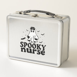 Funny Spooky Nurse outfit   Metal Lunch Box