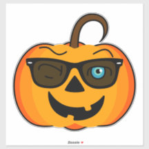  Funny Spooky Pumpkin iconic winkS