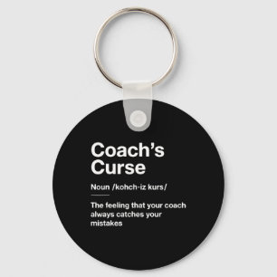 Funny Sport Definition Team Bysebyll Soccer Coach' Keychain