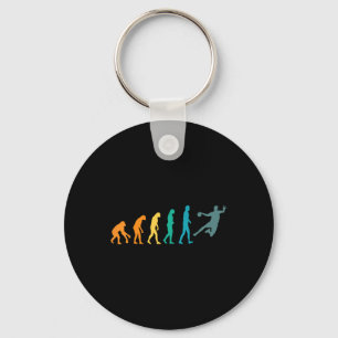 Funny Sport Evolution Handball Keychain