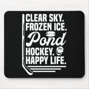 Funny Sport Pond Hockey Player (5)  Mouse Pad