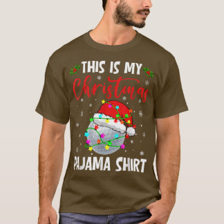 Funny Sport This Is My Christmas Pajama Golf Love T-Shirt