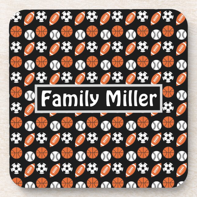 Funny Sports Ball Coaster (Front)