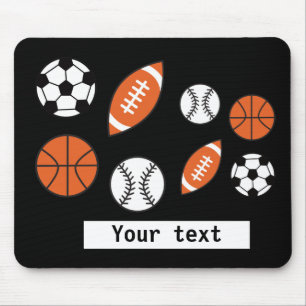 Funny Sports Ball Mouse Pad