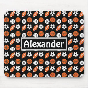 Funny Sports Ball Mouse Pad
