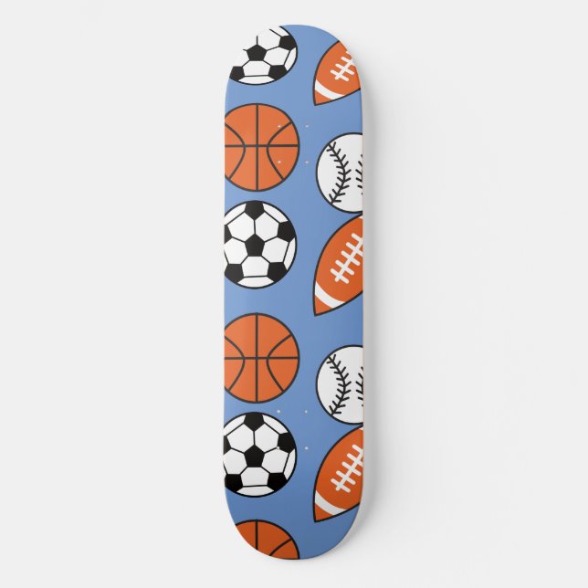Funny Sports Balls Skateboard (Front)