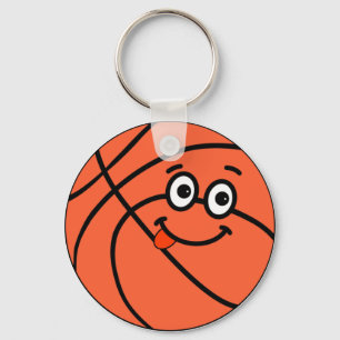 Funny sports Basketball ball Keychain