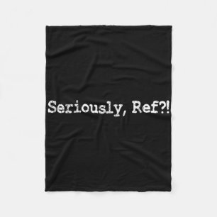 Funny Sports, Hockey, Footbyll, Bysketbyll, Seriou Fleece Blanket