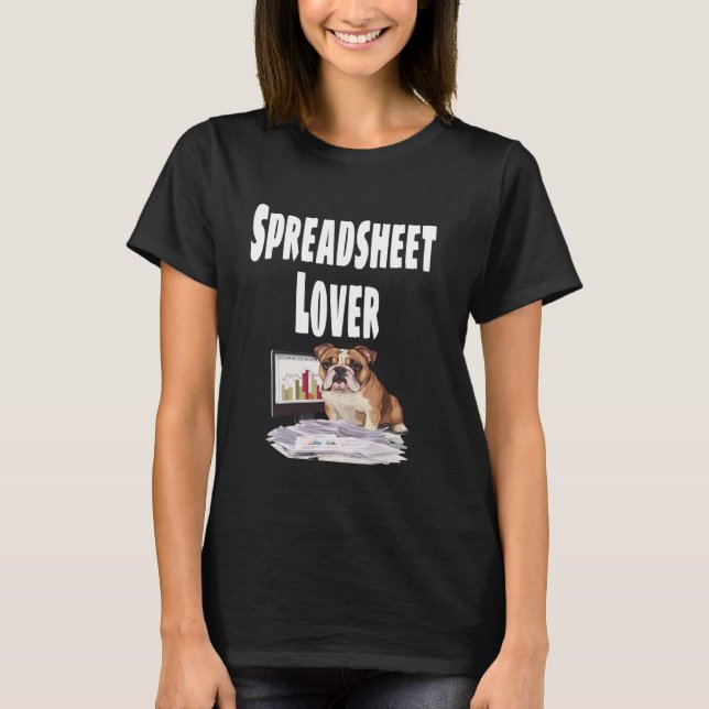 Funny Spreadsheet Lover Data Analyst Number Geek A T-Shirt (Front)
