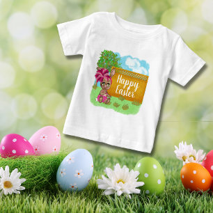 Funny Spring Break Bikini Bunny Baby T-Shirt