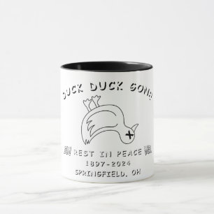 FUNNY SPRINGFIELD OHIO DUCK DUCK GONE COFFEE MUG