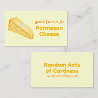 Funny Sprinkle Kindness Like Parmesan Cheese Cards