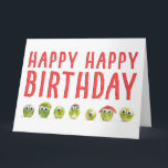 Funny Sprouts Birthday – Googly Eyed Gift Sister Card<br><div class="desc">Funny Sprouts Birthday – Googly Eyed Gift Sister Card. Make your sister smile on her birthday with this adorable and funny Brussels sprouts-themed card! Featuring a lineup of goofy, googly-eyed sprouts, this lighthearted card is a fun and unique way to send birthday wishes. Perfect for sisters who love humour, puns,...</div>