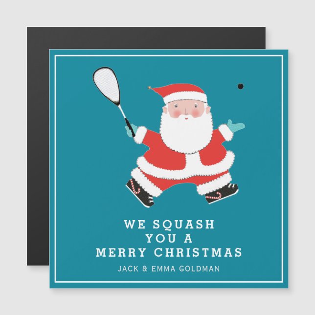Funny Squash Sports Cartes cadeaux (Devant / Derrière)