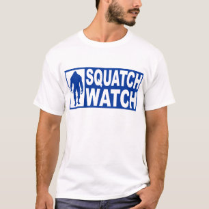 Funny SQUATCH WATCH Gear - Deluxe Finding Bigfoot T-Shirt