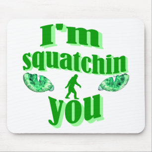Funny squatching mouse pad