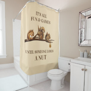 Funny Squirrel All Fun & Games Until