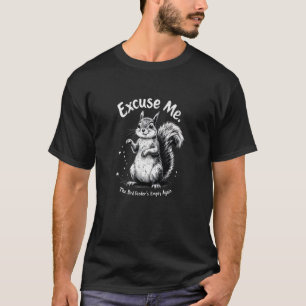 Funny Squirrel Bird Feeder Empty Wildlife Humour D T-Shirt