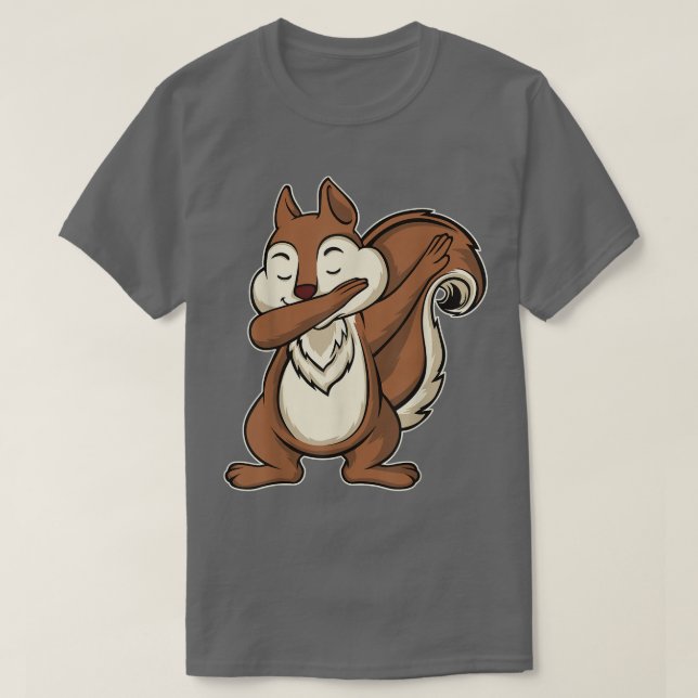 Funny Squirrel Dab Dabbing Squirrel  T-Shirt (Design Front)