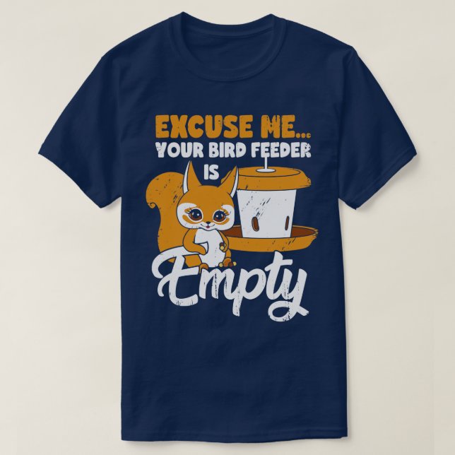 Funny Squirrel Gnawing Animal Lover Gift 1 T-Shirt (Design Front)