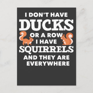Funny Squirrel Joke Hilarious Rodent Humour Postcard