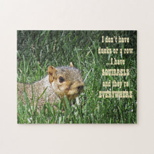 Funny Squirrel Photo Jigsaw Puzzle