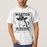 Funny Squirrel Wanted Poster | Bird Seed Bandit Co