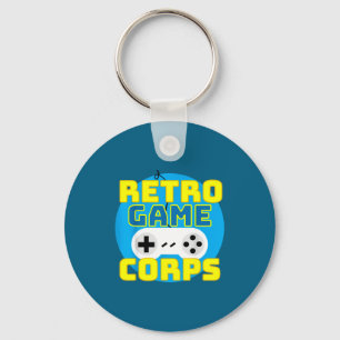 Funny Srt Game Lover Quote Retro Game Corps Basic  Keychain