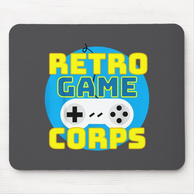 Funny Srt Game Lover Quote Retro Game Corps Basic  Mouse Pad (Front)
