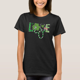 Funny St Patrick S Day Irish Love Nurse Shamrock S T-Shirt