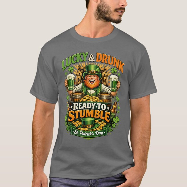 Funny St. Patrick’s Day Shenanigans T-Shirt (Front)