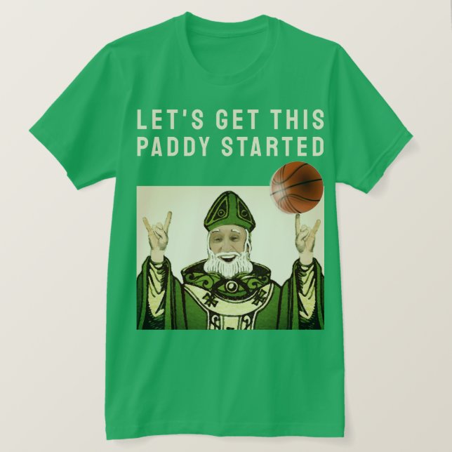 Funny St. Patrick T-Shirt (Design Front)