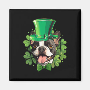 Funny St Patricks Boston Terrier Magnet