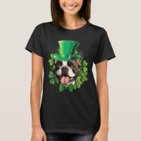 Funny St Patricks Boston Terrier 